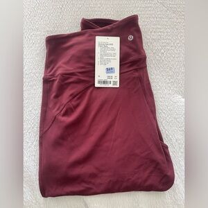 Lululemon Groove Flare Pant Red Merlot